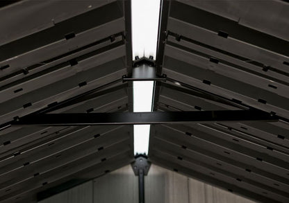 Oakland 754 værktøjshus til havegrunden, gråt, 1 stk.