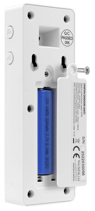 Trådløs dørtelefon Eura ADP-80A3