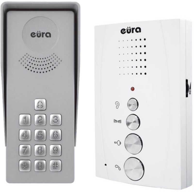 Dørtelefon med kodelås Eura Entra ADP-38A3