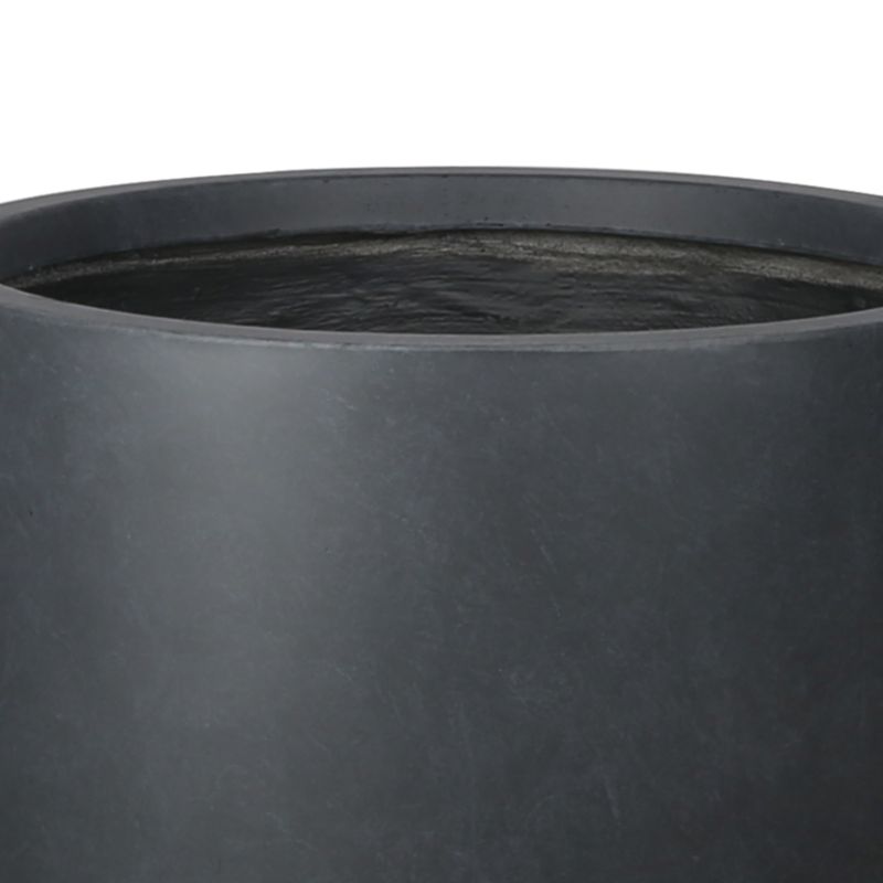 Mat‑mørkegrå Verve plantekasse 42 cm