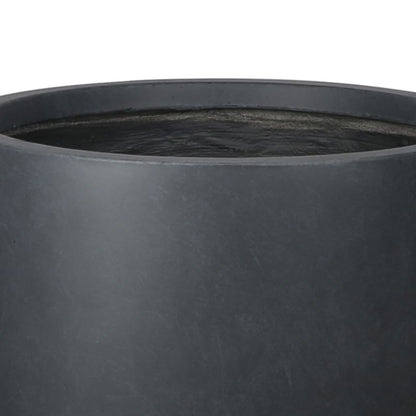 Mat‑mørkegrå Verve plantekasse 42 cm