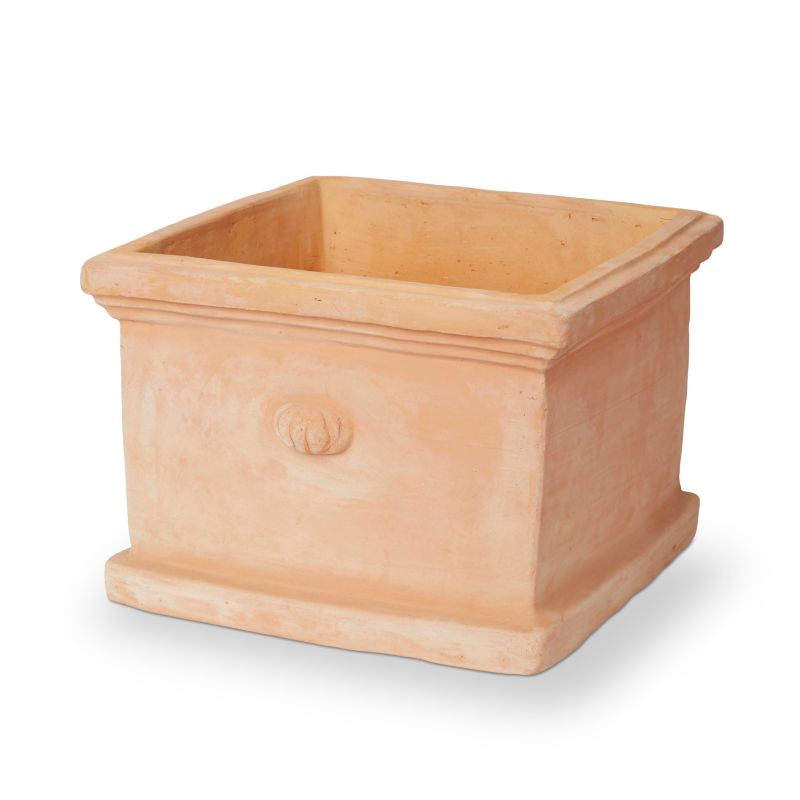 Verve terracotta kvadratisk plantekasse 35 cm