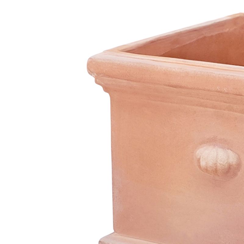 Verve terracotta kvadratisk plantekasse 35 cm