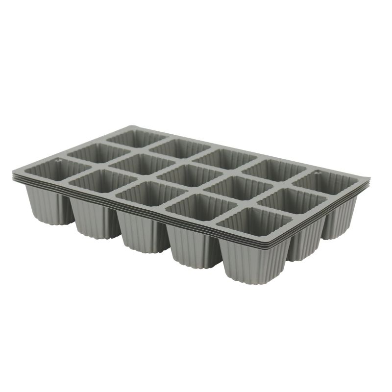Verve produktionspotte 5,2 x 5,2 x 15 cm, 5 stk.