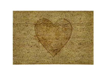 Dørmåtte Hjerte 40x60 cm Beige