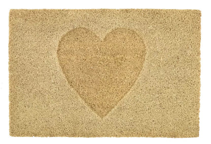 Dørmåtte Hjerte 40x60 cm Beige
