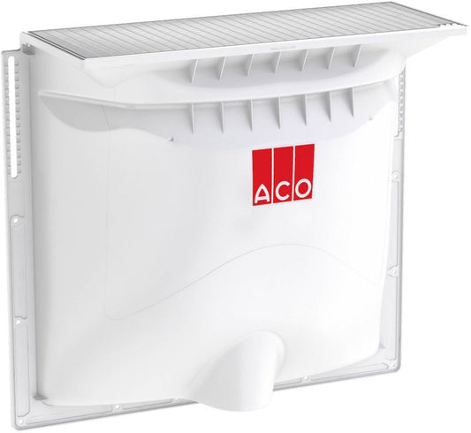 ACO lysindsats 100 x 100 x 40 cm med øjeformet rist og monteringssæt