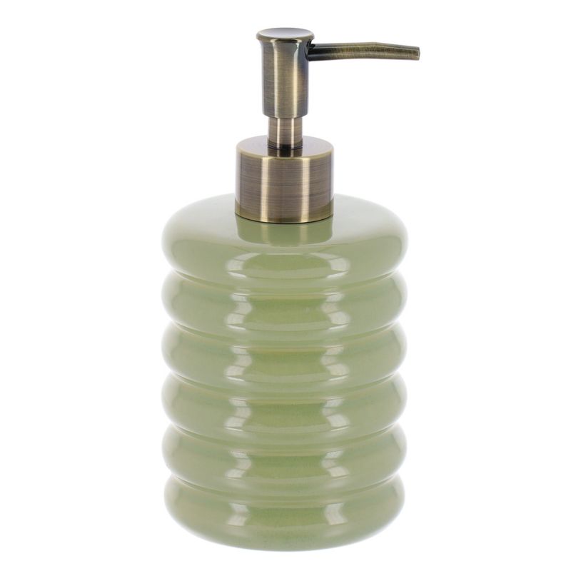 Sæbedispenser Olive 400 ml Grøn Stentøj