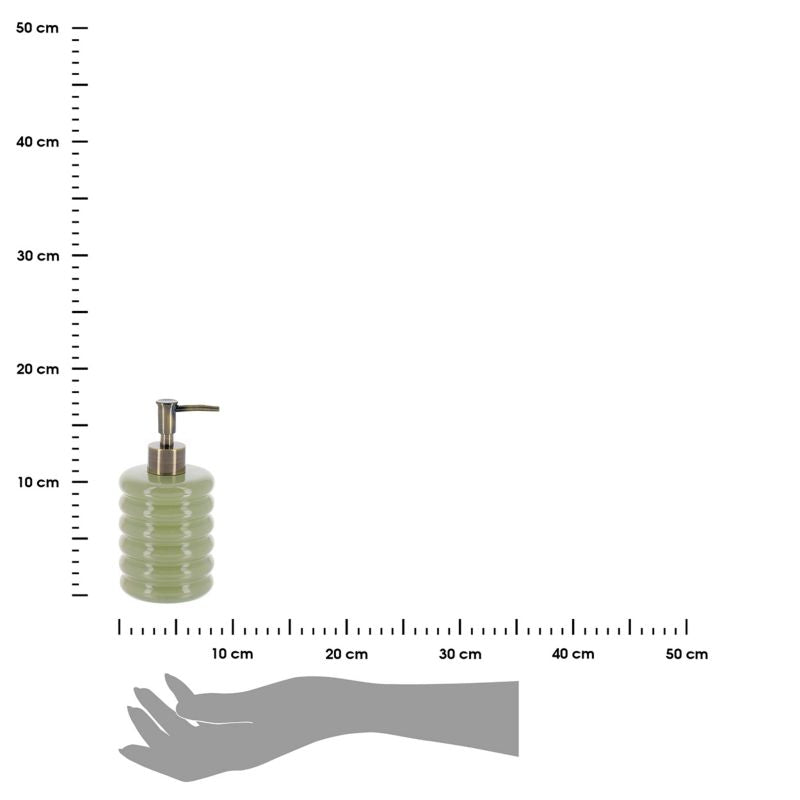 Sæbedispenser Olive 400 ml Grøn Stentøj