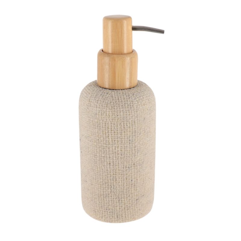 Sæbedispenser Solena Beige Bambus 340 ml 1 stk. | 3664323175288