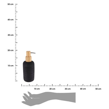 Sæbedispenser Solena Sort Bambus 340 ml | 3664323175295