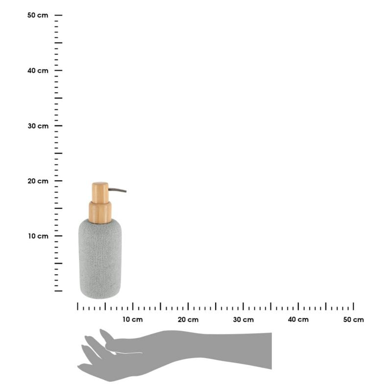 Sæbedispenser Solena Grå Bambus 340 ml | 3664323175622