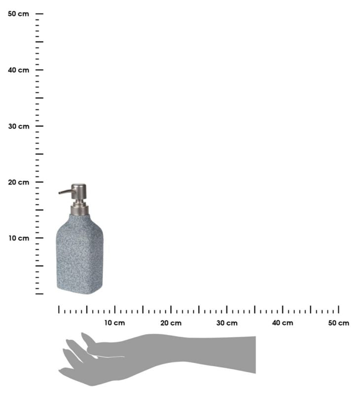 Sæbedispenser Bathroom Solutions Grå Keramik 260 ml