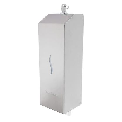 Vægmonteret Sæbedispenser 1000 ml Børstet Rustfrit Stål 28x10x10 cm