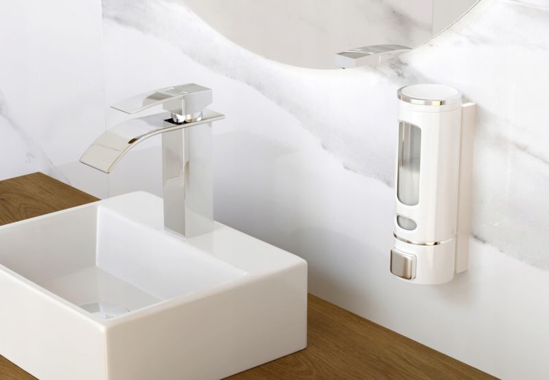 Vægmonteret Sæbedispenser Hvid 400 ml 5907440725591