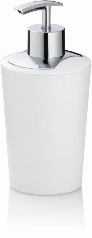 Sæbedispenser Hvid Højglans 350 ml Plast
