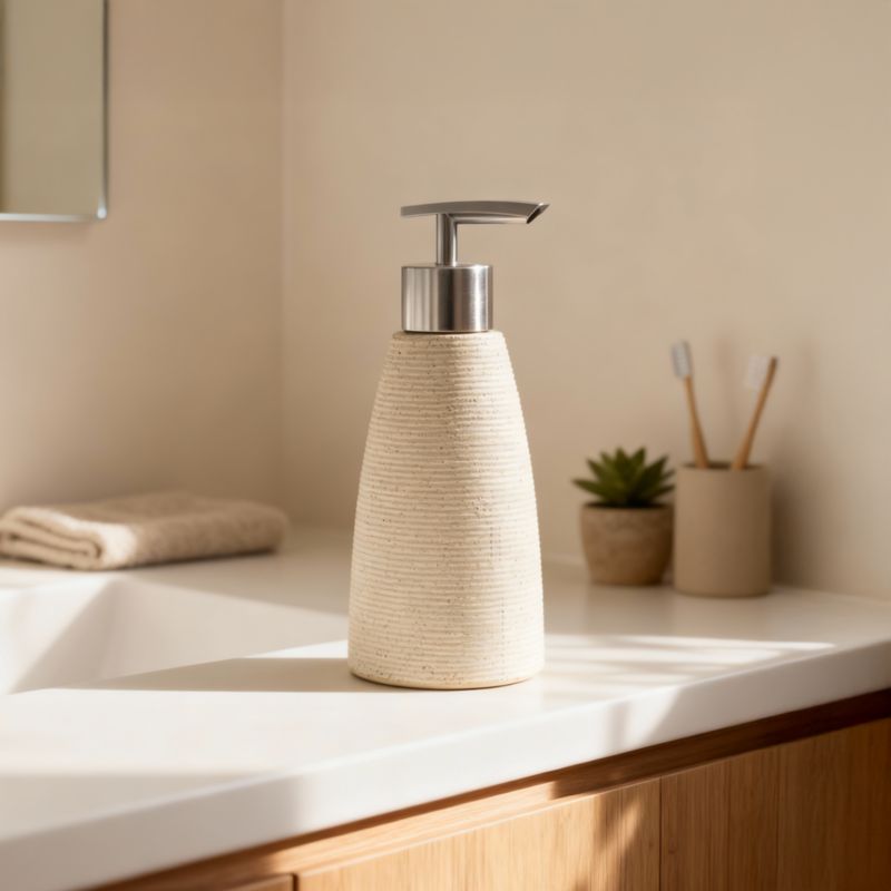 Sæbedispenser Balka Beige 175 mm Stenlook