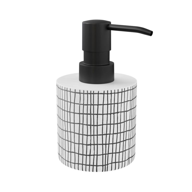 Sæbedispenser Blenny 230 ml Hvid-Sort
