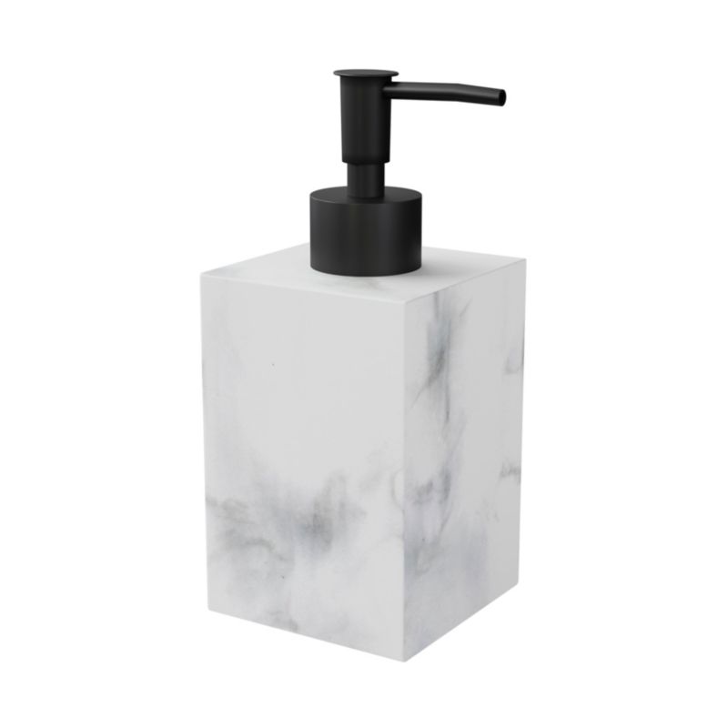 Dozownik do mydła marmur 300 ml hvid grå