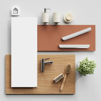 Sæbedispenser Terrazzo 220 ml Beige 80x165 mm