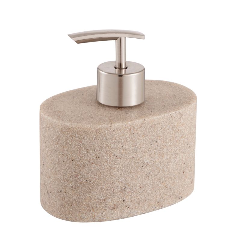 Sæbedispenser Jubba Beige 11,4x7,4x11,5 cm Polyesterharpiks