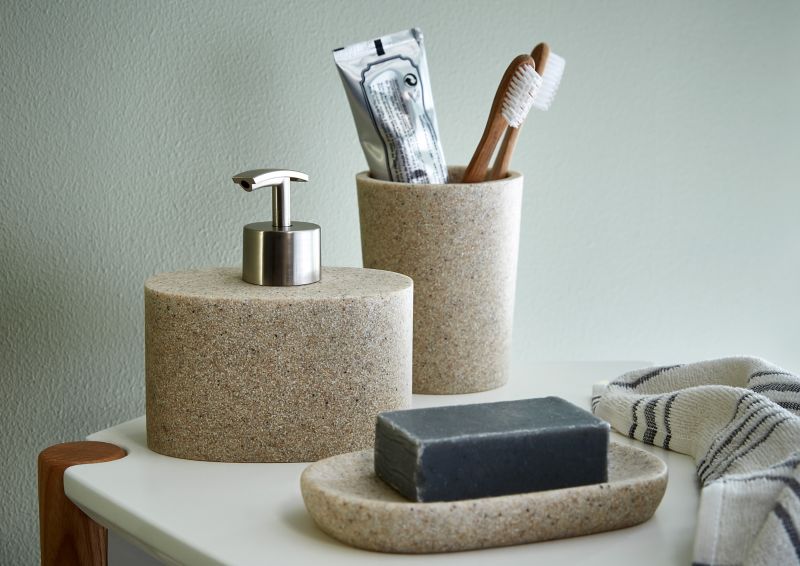 GoodHome Jubba sæbedispenser i beige