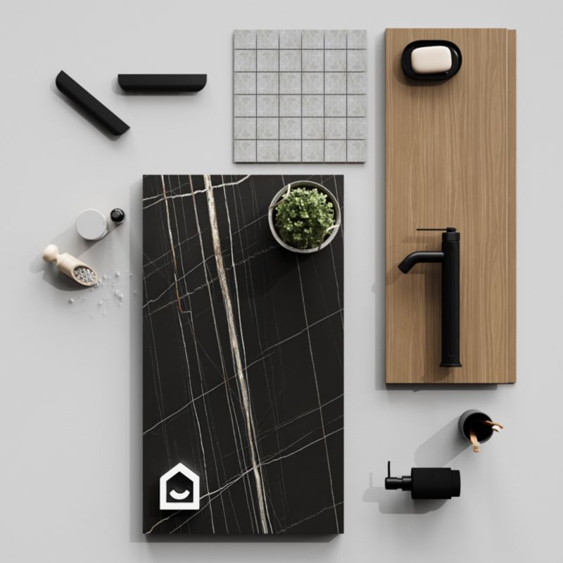 GoodHome Kina sæbedispenser mat-sort