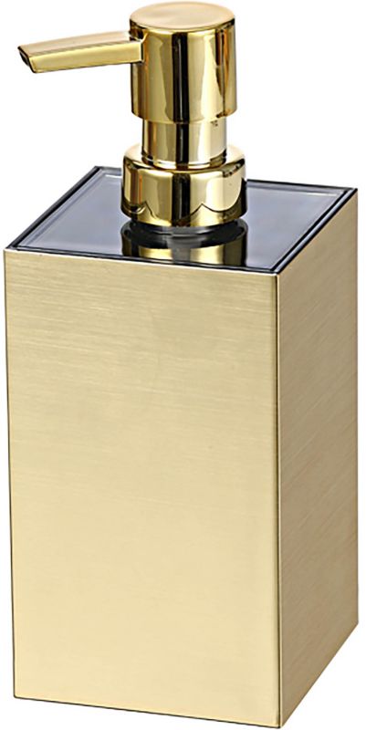 Sæbedispenser Eldorado 7,5x7,5x18,5 cm Gylden Plast