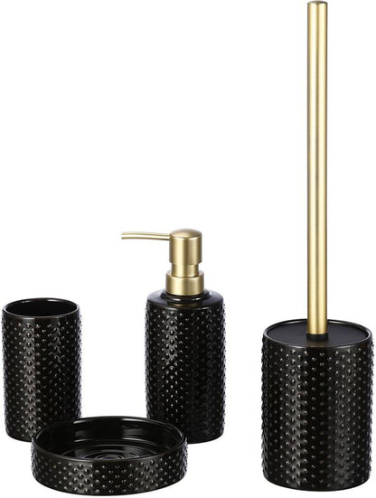 Keramisk Sæbedispenser Madrid Sort 180 mm
