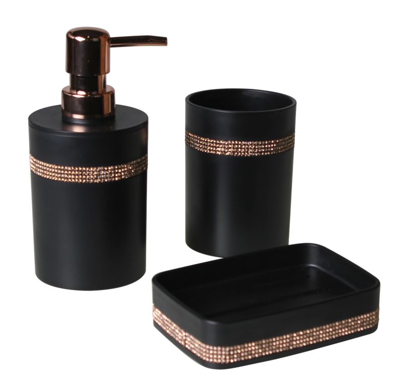 Sæbedispenser Fancy Sort Polypropylen 7 x 7 x 16 cm