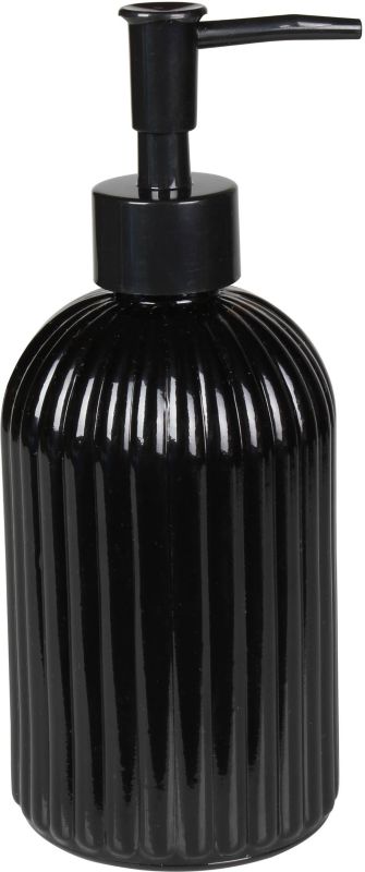 Sæbedispenser i Glas Sort 5903754809606