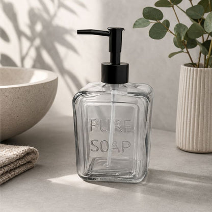 Gennemsigtig Sæbedispenser 550 ml Glas