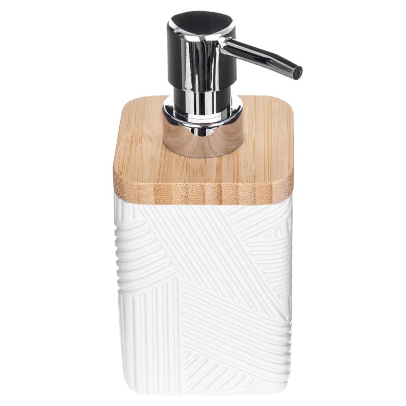 Sæbedispenser Hvid 300 ml Polystone 11 x 11 x 23 cm
