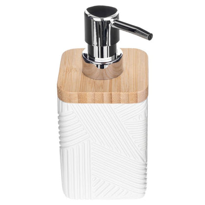 Sæbedispenser Hvid 300 ml Polystone 11 x 11 x 23 cm
