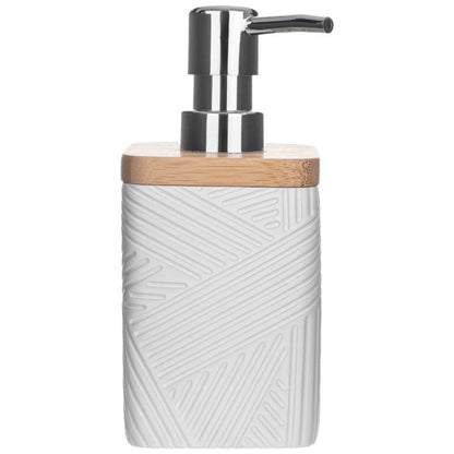 Sæbedispenser Hvid 300 ml Polystone 11 x 11 x 23 cm