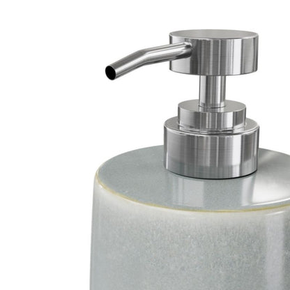 GoodHome Boann sæbedispenser i grå keramisk finish