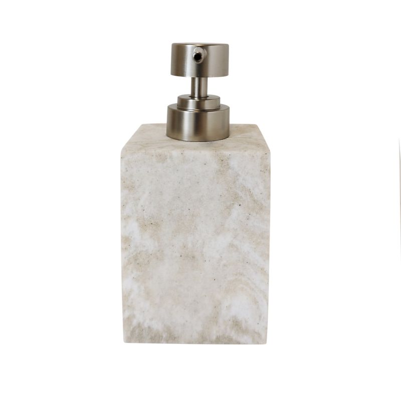 GoodHome Cenia sæbedispenser i beige marmor