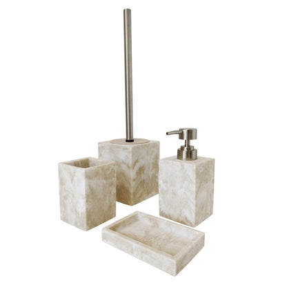 GoodHome Cenia sæbedispenser i beige marmor