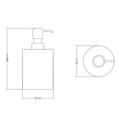Sæbedispenser Lassane Beige Keramik 155 mm