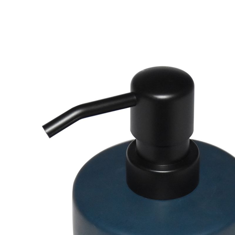 Sæbedispenser Keramik 8,2x15,5 cm Mørkeblå Mat