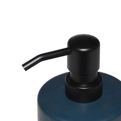 Sæbedispenser Keramik 8,2x15,5 cm Mørkeblå Mat