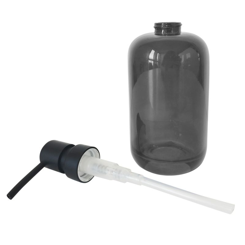 Sæbedispenser Levanna Dymet Grå Glas 18,5 cm