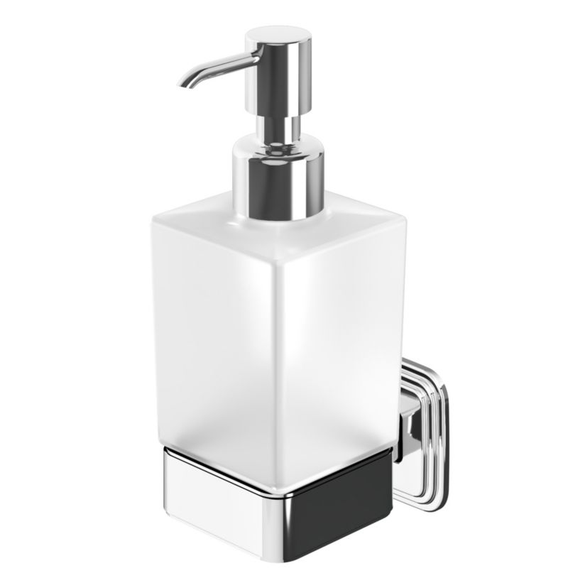Vægmonteret Sæbedispenser Teesta 17,4 cm Krom Effekt | 5063022507372