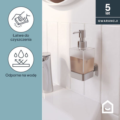 Vægmonteret Sæbedispenser Teesta 17,4 cm Krom Effekt | 5063022507372