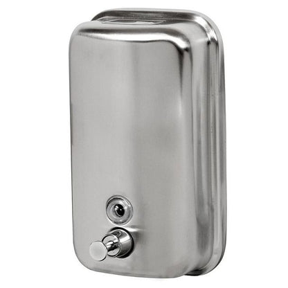 Sæbedispenser 125x210 mm Børstet Stål Satinnikkel 5901487014175