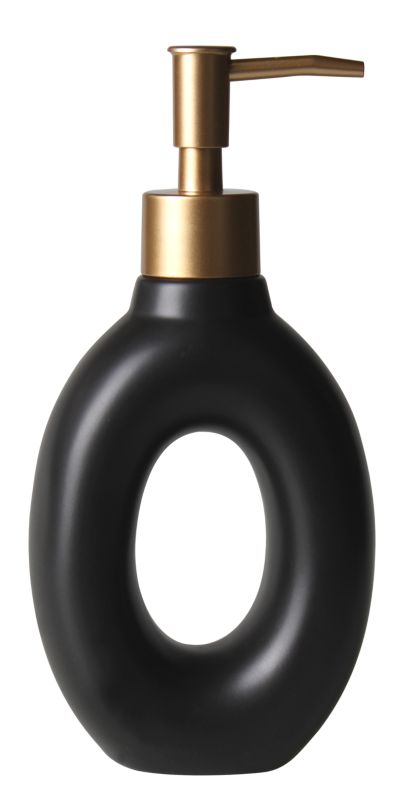 Sæbedispenser Aldo Sort Keramik 19,8 cm