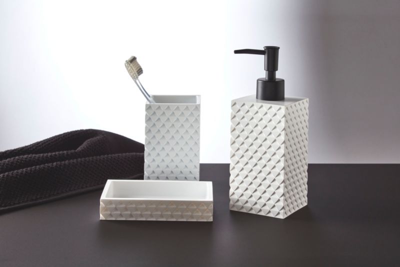 Sæbedispenser Armo 7x7x18,5 cm Hvid Keramik