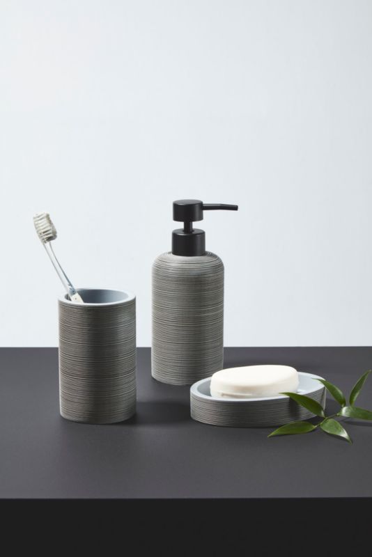 Sæbedispenser Giro 7x17,5 cm Grå