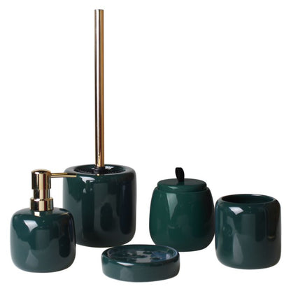Splendid Lido sæbedispenser i grøn keramisk finish