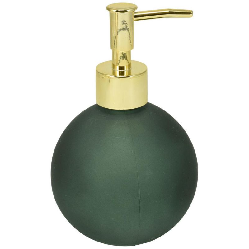 Sæbedispenser Glas 400 ml Grøn 9,5x15,5 cm | 5907600443310